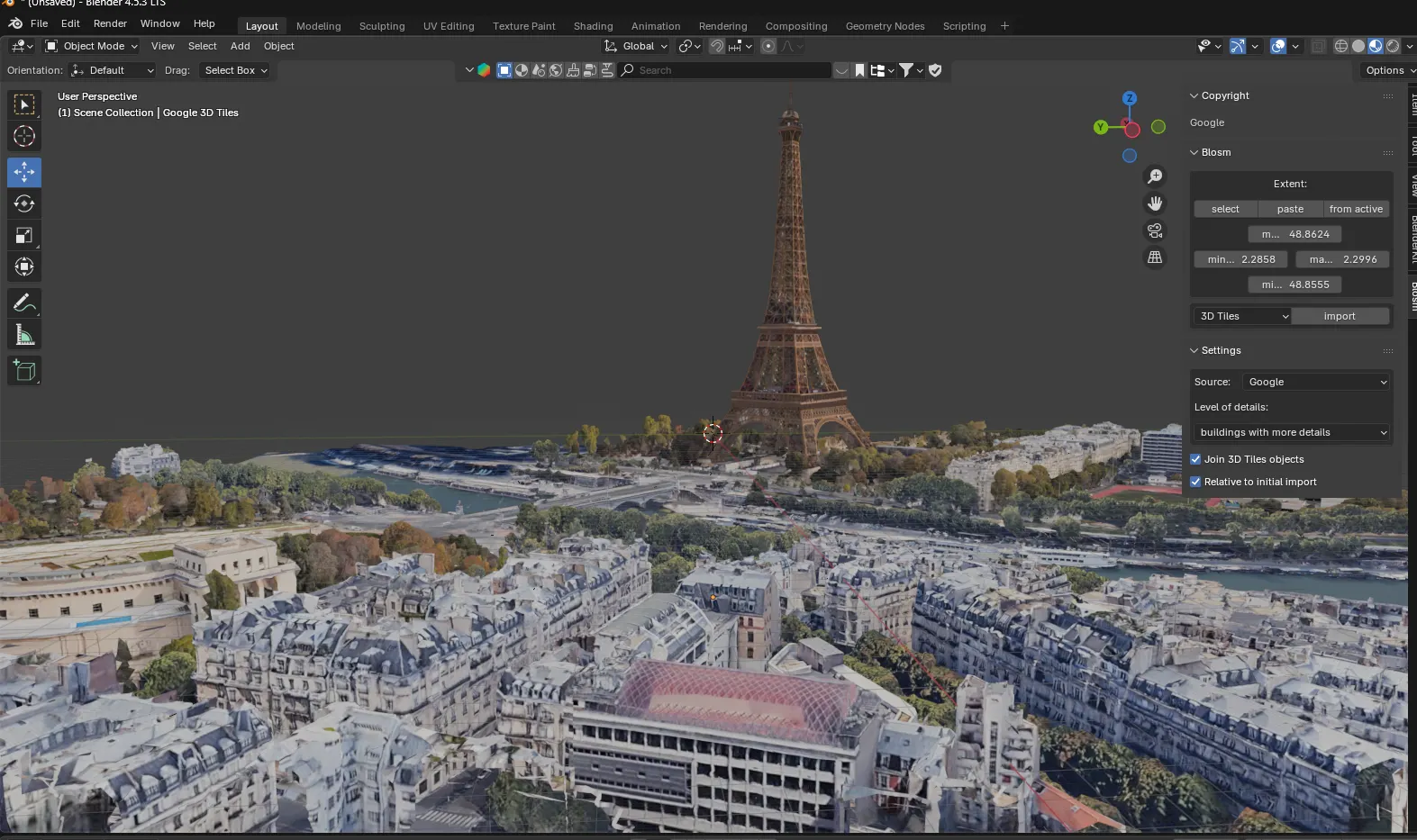 Google map to Blender tutorial thumbnail
