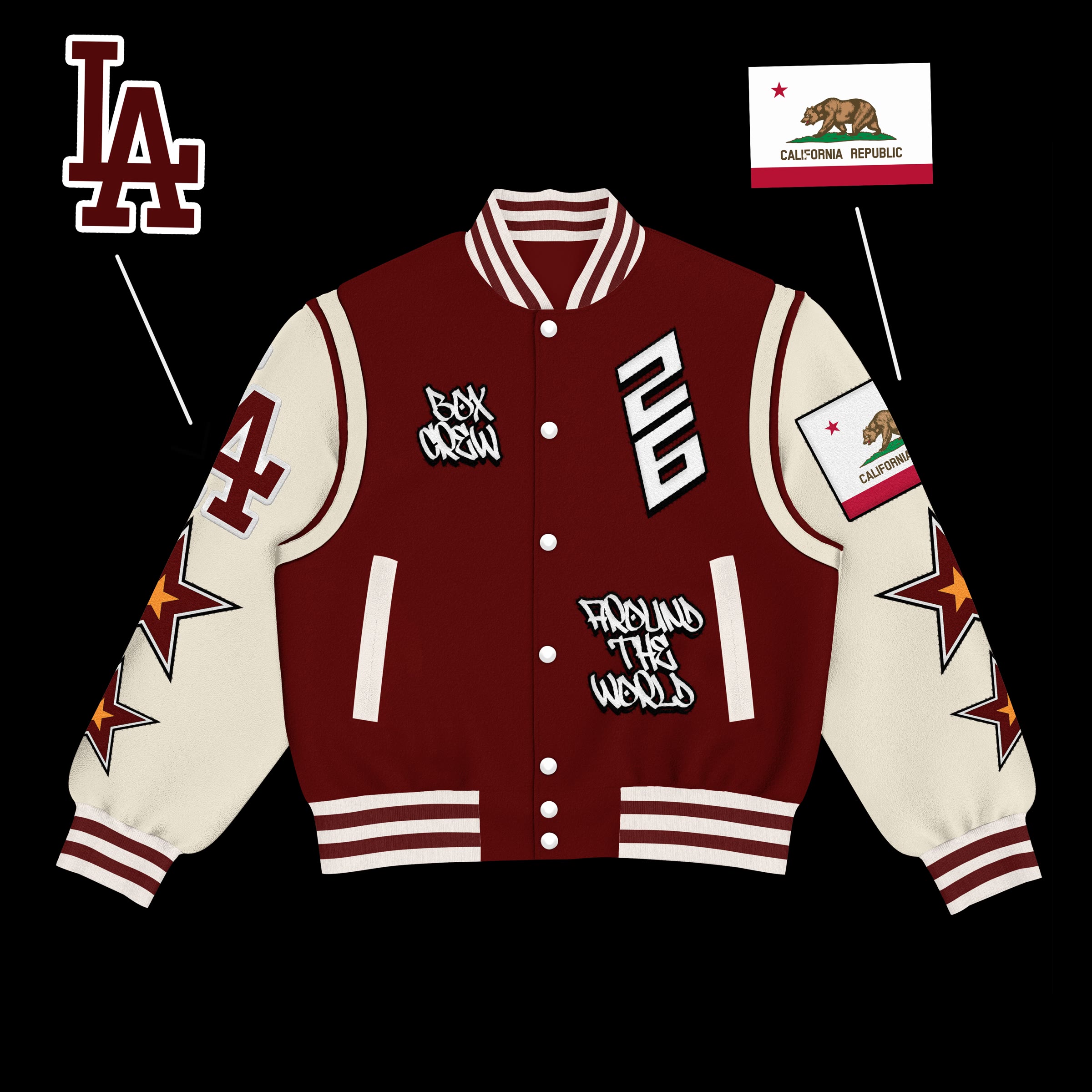 Jacket front design visual